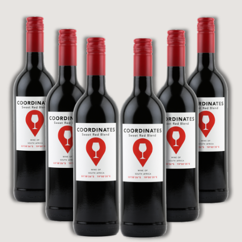 Co-ordinates Sweet Red Case of Six Co-ordinates Sweet Red Case of Six