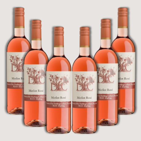 DC Merlot Rosé (Case of 6) Darling Cellars Dry Pink Wine